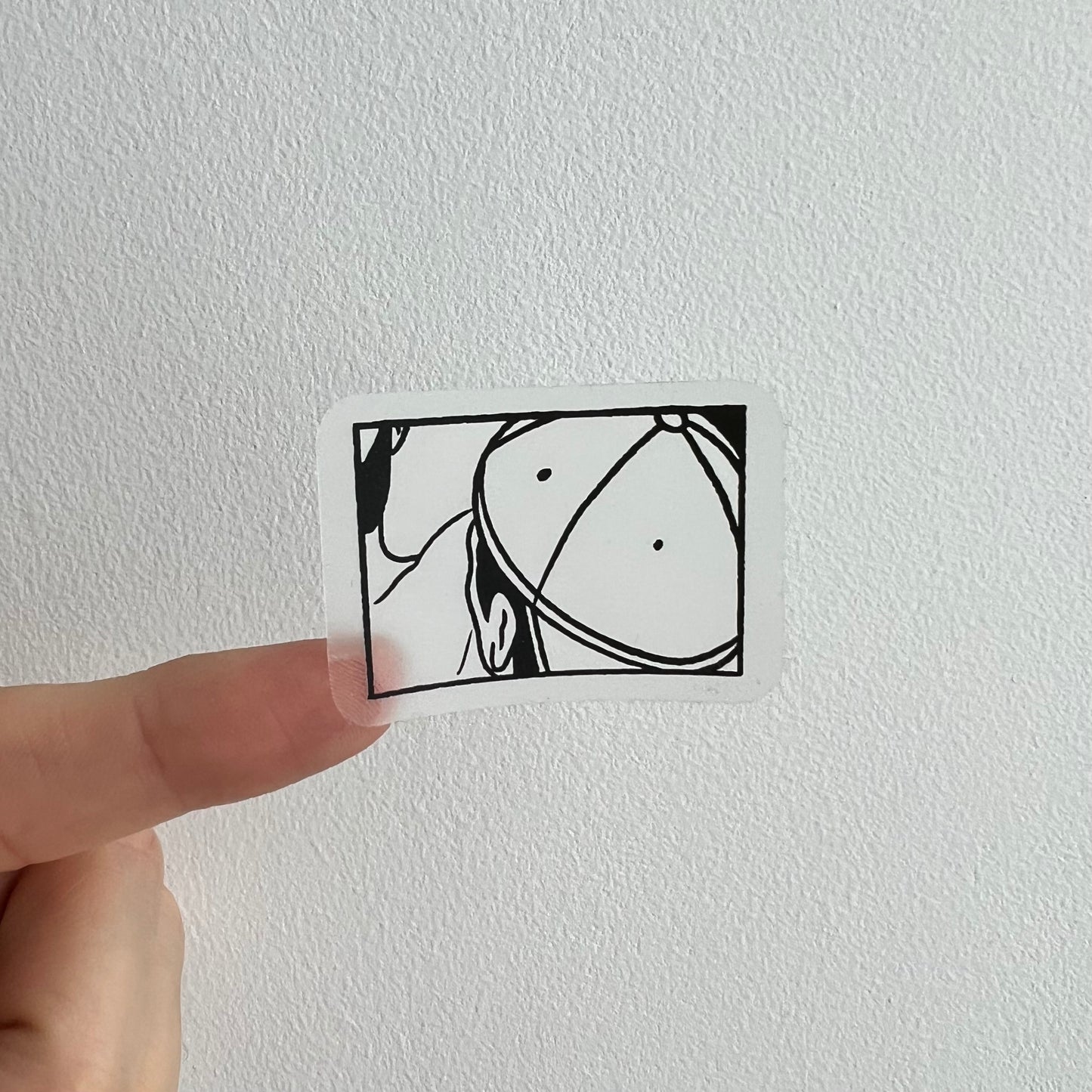SNIFF Transparant Sticker