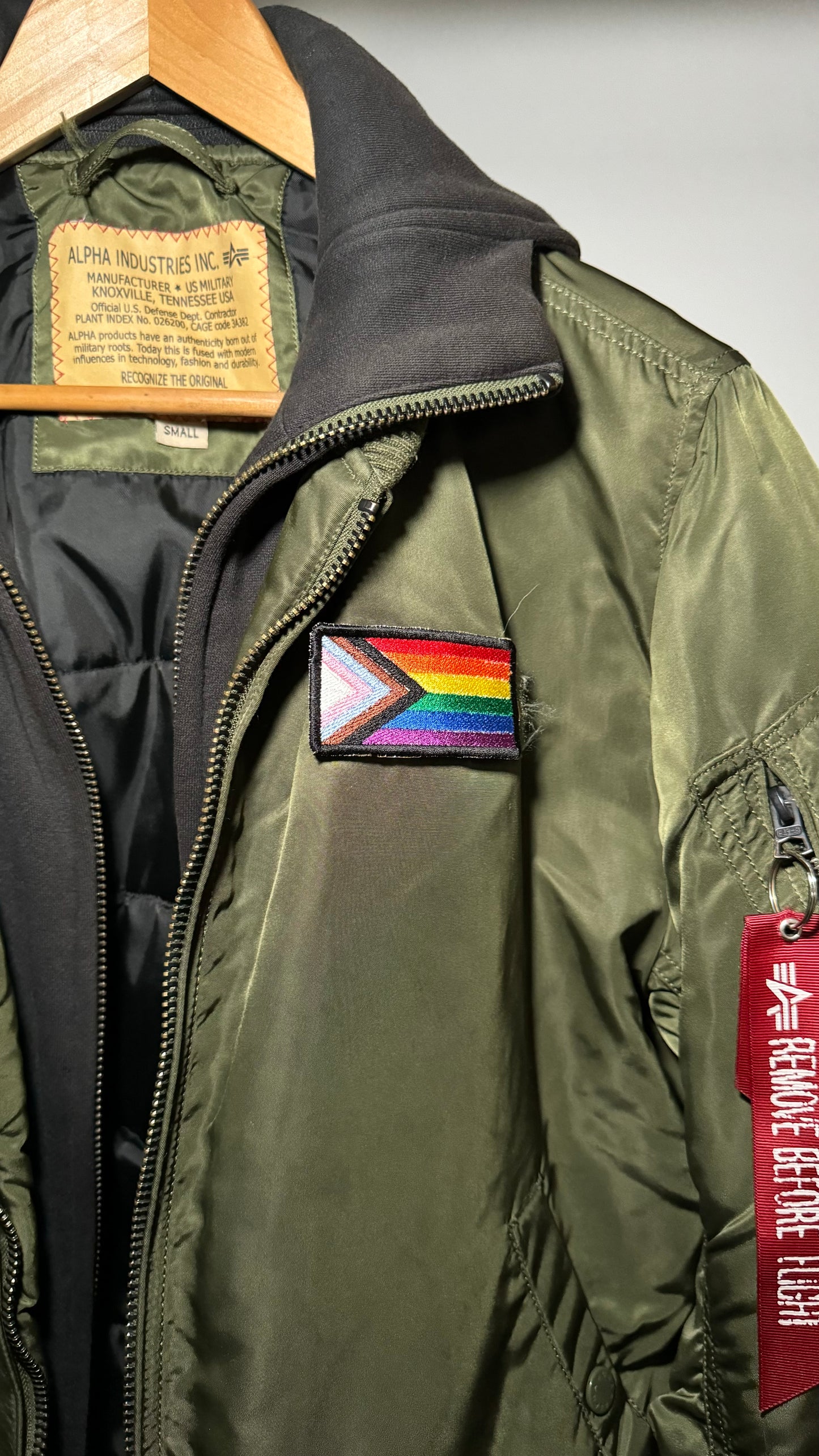 Progress Pride Embroidered Patch