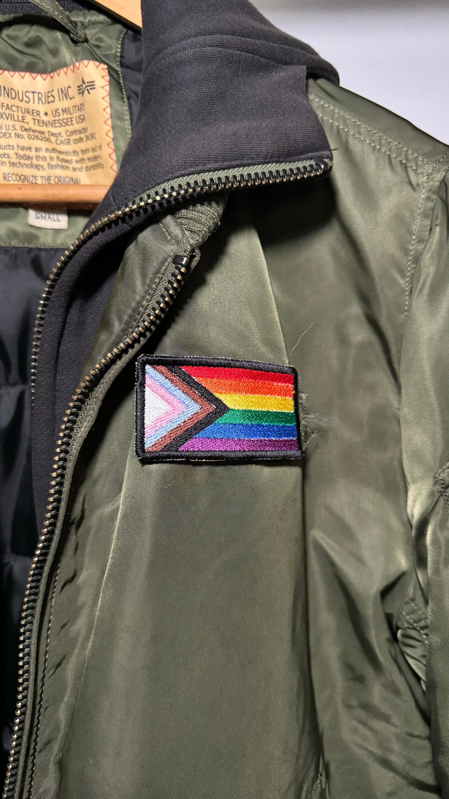 Progress Pride Embroidered Patch