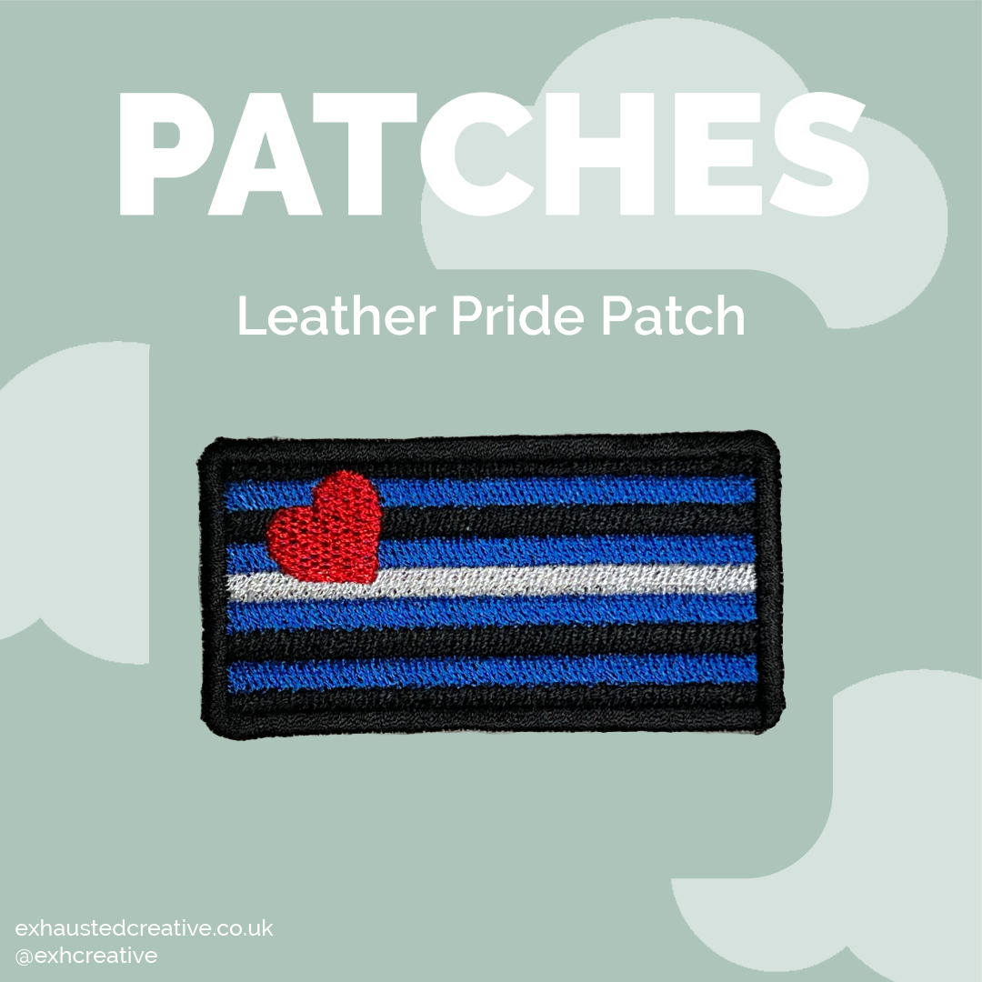 Leather Pride Embroidered Patch