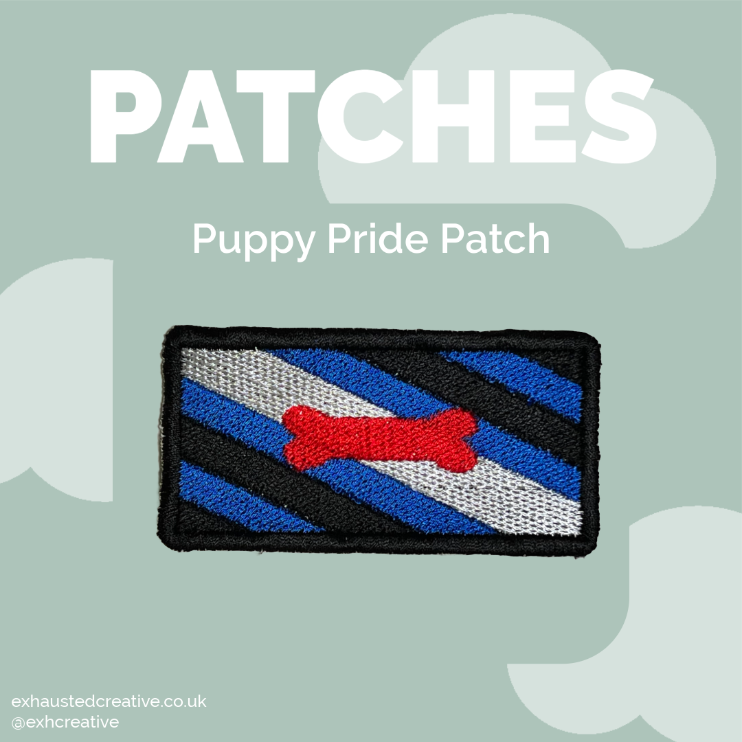 Puppy Pride Embroidered Patch